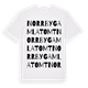 Norrby gamla tomt ordlek t-shirt