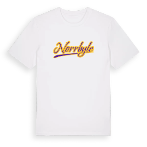 Norrbyle baseball t-shirt – ekologisk bomull t-shirt från Pinshirt