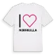 Jag älskar Norrkulla t-shirt stort tryck