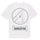 White t-shirt med Norrsättra t-shirt
