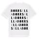 Norrsilla ordlek t-shirt