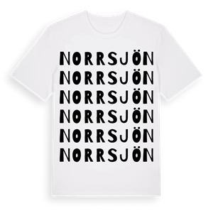 Norrsjön ordlek t-shirt – ekologisk bomull t-shirt från Pinshirt