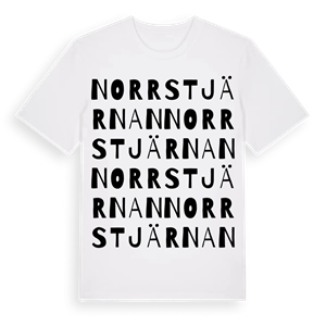 Norrstjärnan ordlek t-shirt – ekologisk bomull t-shirt från Pinshirt