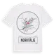 White t-shirt med Norrtälje t-shirt