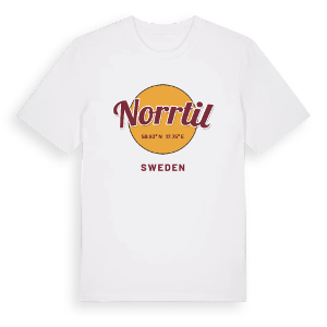 Norrtil cirkel t-shirt – ekologisk bomull t-shirt från Pinshirt