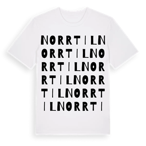 Norrtil ordlek t-shirt – ekologisk bomull t-shirt från Pinshirt