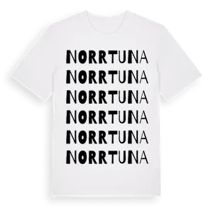 Norrtuna ordlek t-shirt – ekologisk bomull t-shirt från Pinshirt