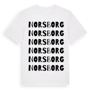 Norsborg ordlek t-shirt – ekologisk bomull t-shirt från Pinshirt