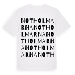 Notholmarna ordlek t-shirt – ekologisk bomull t-shirt från Pinshirt