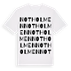 White t-shirt med Notholmen ordlek t-shirt