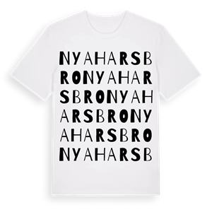 Nya Harsbro ordlek t-shirt – ekologisk bomull t-shirt från Pinshirt