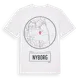 White t-shirt med Nyborg t-shirt