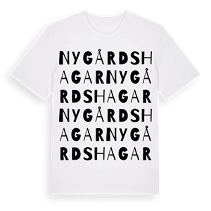 Nygårds hagar ordlek t-shirt – ekologisk bomull t-shirt från Pinshirt