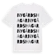 White t-shirt med Nygårds Hagar ordlek t-shirt