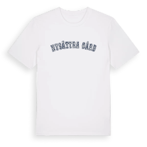 Nysättra Gård college t-shirt – ekologisk bomull t-shirt från Pinshirt