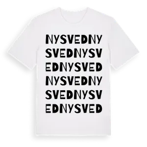 Nysved ordlek t-shirt – ekologisk bomull t-shirt från Pinshirt