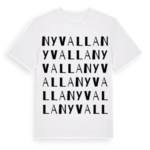 Nyvalla ordlek t-shirt – ekologisk bomull t-shirt från Pinshirt