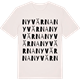Vintage White t-shirt med Nyvärna ordlek t-shirt