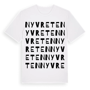 Nyvreten ordlek t-shirt – ekologisk bomull t-shirt från Pinshirt
