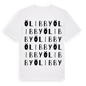 Ö Libby ordlek t-shirt – ekologisk bomull t-shirt från Pinshirt