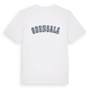 Odensala college t-shirt – ekologisk bomull t-shirt från Pinshirt