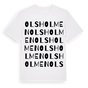 Olsholmen ordlek t-shirt – ekologisk bomull t-shirt från Pinshirt