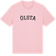 Pink Cotton t-shirt med Ölsta böjd t-shirt