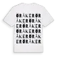 Öråker ordlek t-shirt