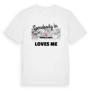 Någon i Ormingelandet älskar mig t-shirt – ekologisk bomull t-shirt från Pinshirt