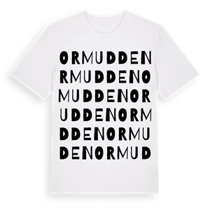 Ormudden ordlek t-shirt – ekologisk bomull t-shirt från Pinshirt