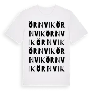 Örnvik ordlek t-shirt – ekologisk bomull t-shirt från Pinshirt
