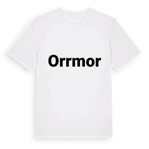 Orrmor fetstil t-shirt – ekologisk bomull t-shirt från Pinshirt