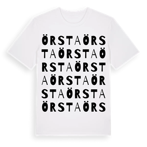 Örsta ordlek t-shirt – ekologisk bomull t-shirt från Pinshirt