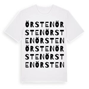 Örsten ordlek t-shirt – ekologisk bomull t-shirt från Pinshirt