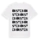 White t-shirt med Örsten ordlek t-shirt