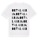 Ortala bruk ordlek t-shirt