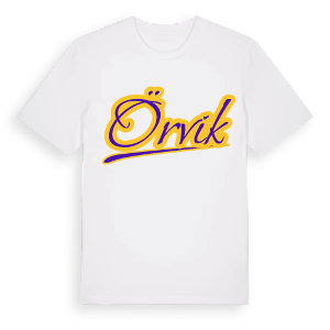 Örvik baseball t-shirt – ekologisk bomull t-shirt från Pinshirt