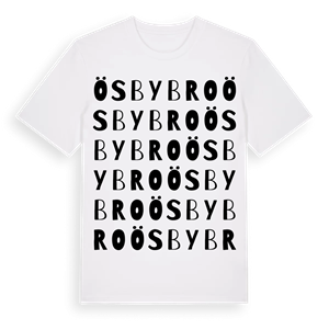 Ösbybro ordlek t-shirt – ekologisk bomull t-shirt från Pinshirt