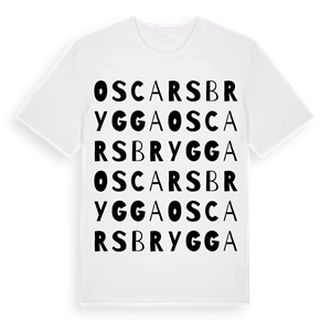 Oscars brygga ordlek t-shirt – ekologisk bomull t-shirt från Pinshirt
