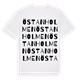 Östanholmen ordlek t-shirt