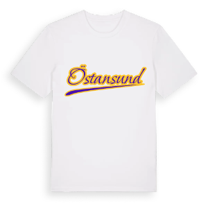 Östansund baseball t-shirt – ekologisk bomull t-shirt från Pinshirt
