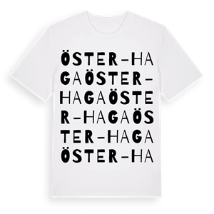 Öster-Haga ordlek t-shirt – ekologisk bomull t-shirt från Pinshirt