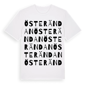 Österändan ordlek t-shirt – ekologisk bomull t-shirt från Pinshirt