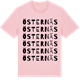 Pink Cotton t-shirt med Östernäs ordlek t-shirt