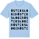 Blue Soul t-shirt med Österskogen ordlek t-shirt