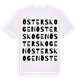 Österskogen ordlek t-shirt