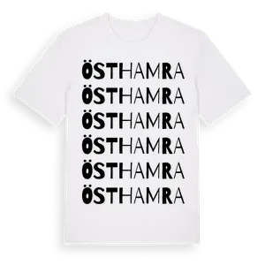 Östhamra ordlek t-shirt – ekologisk bomull t-shirt från Pinshirt