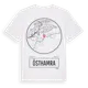 White t-shirt med Östhamra t-shirt