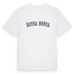 Östra Bröta college t-shirt – ekologisk bomull t-shirt från Pinshirt