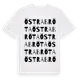 White t-shirt med Östra Bröta ordlek t-shirt